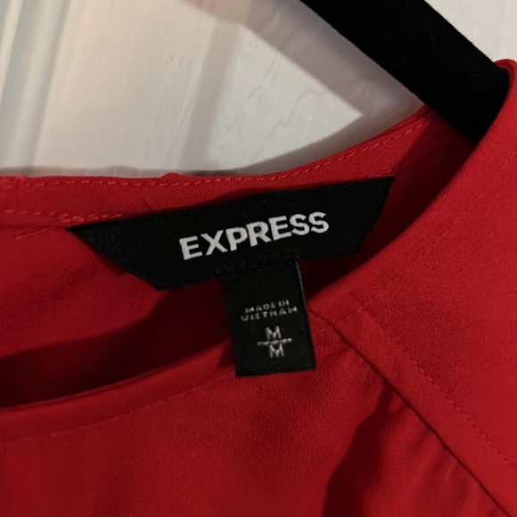 Long Sleeved Red Dress - Picture 4 of 6